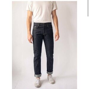 NEW IMOGENE + WILLIE barton slim rigid jeans in jp indigo Selvage